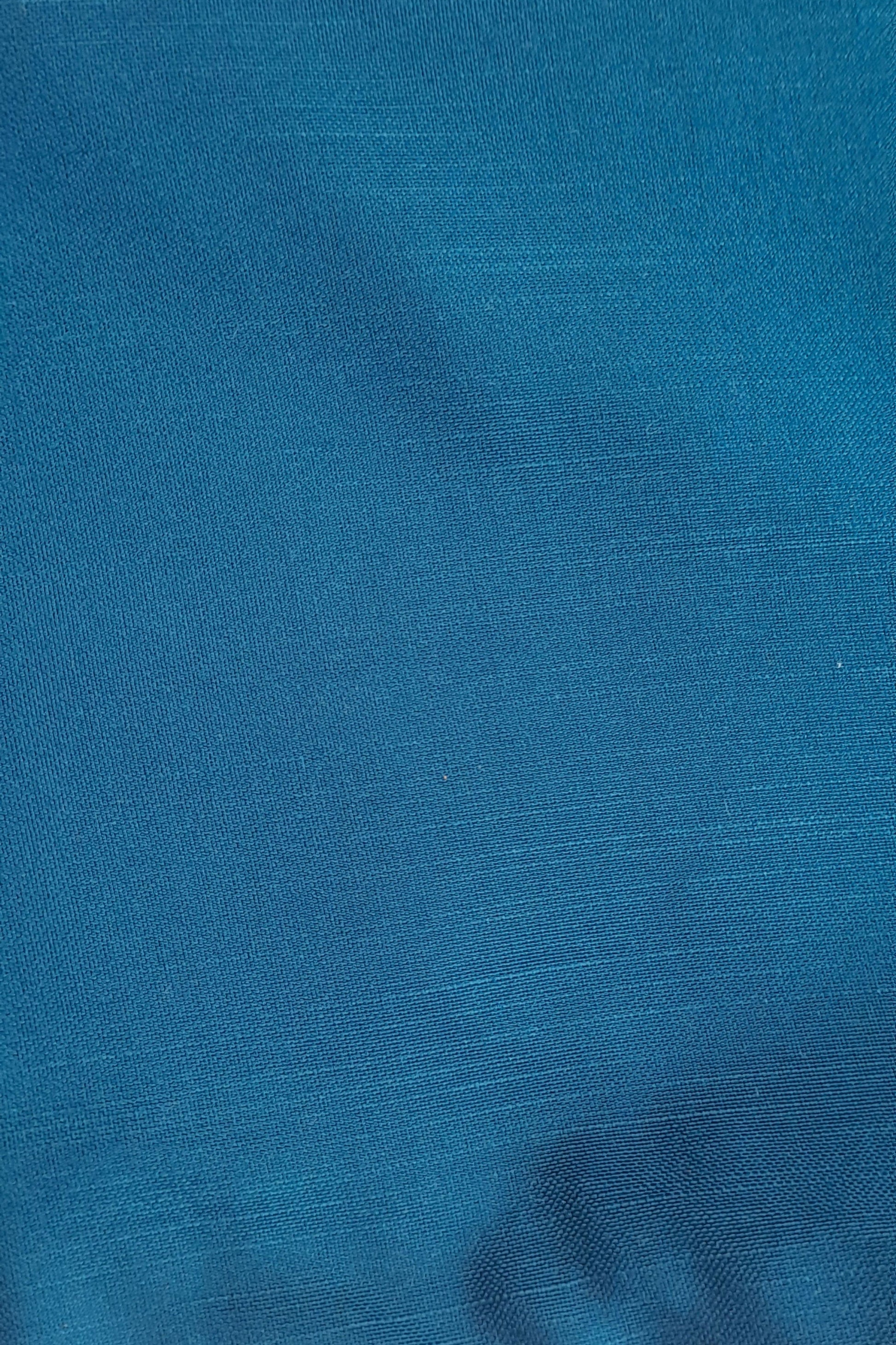 Peacock Blue Kurta with Deer Motif