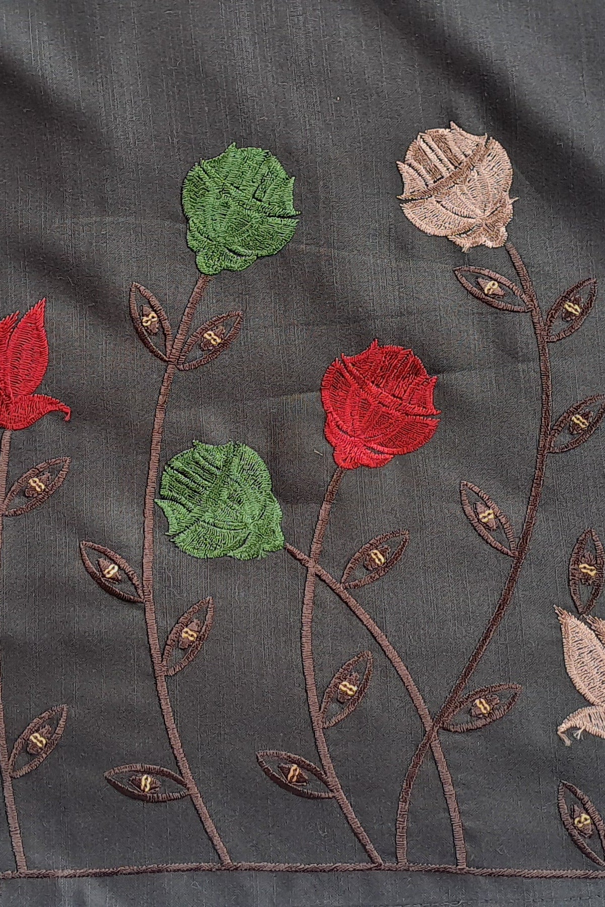 Black Embroidered Kurta