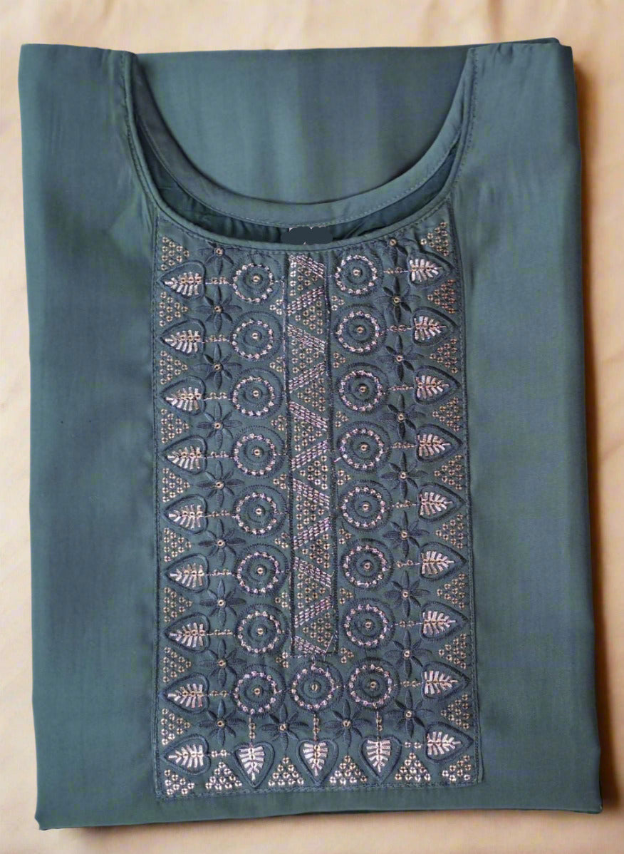 Sacramento Green Designed Long Kurta