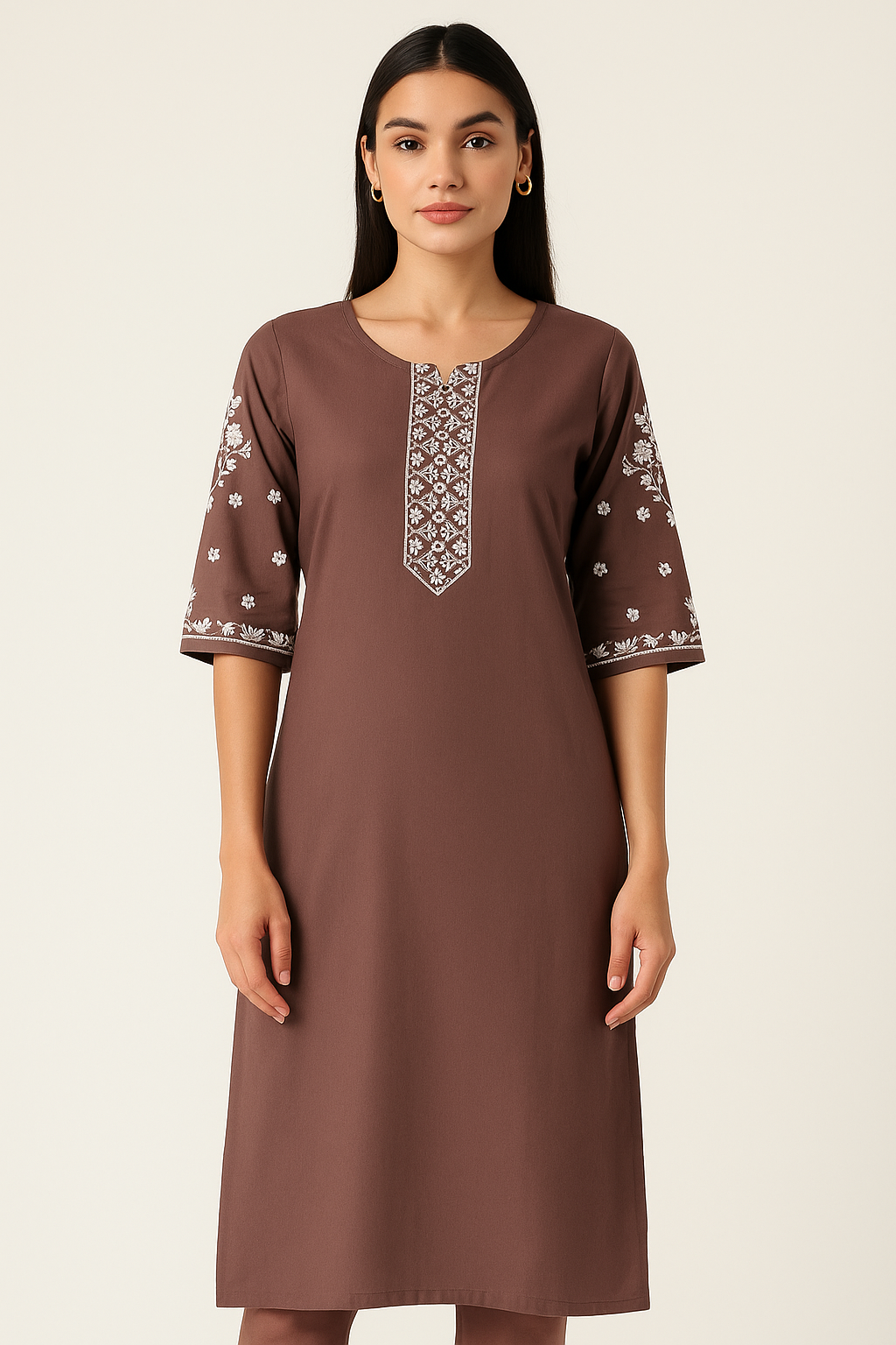 Women’s Burgundy Kurta.