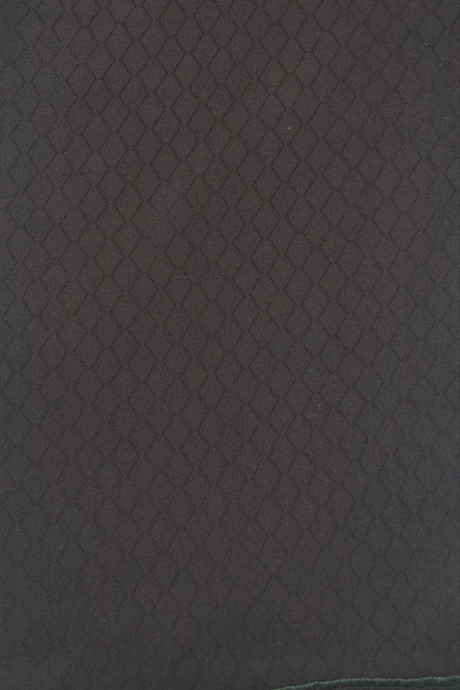 Charcoal Black Elephant & Floral Embroidered Kurta