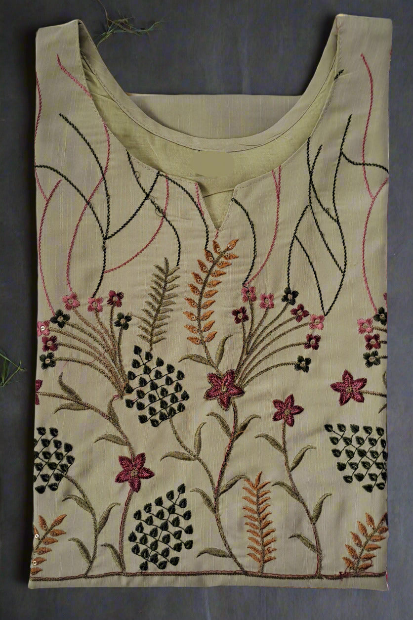 Embroidered Pure Cotton Kurta