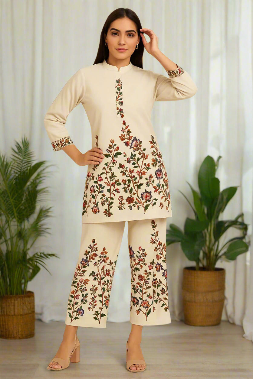 Off-White Khadi Cotton Coord Set